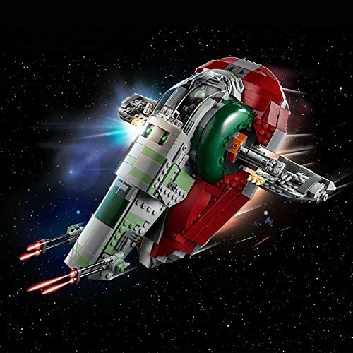 LEGO - Star Wars Esclavo I Edición 20 Aniversario, Juguete de Construcción de Nave Espacial de Boba Fett de la Guerra de las Galaxias, Incluye Minifigura de la Princesa Leia (75243)