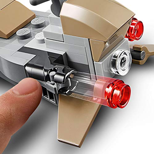 LEGO Star Wars - Pack de Combate: Mandalorianos, Juguete Basado en el Universo de la Guerra de las Galaxias, Incluye un Vehículo Espacial y Armas de Juguete (75267)