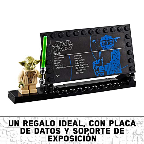 LEGO Star Wars TM - Yoda, Set de construcción del Personaje Jedi de la Guerra de las Galaxias, Inspirado en el Ataque de los Clones (75255)