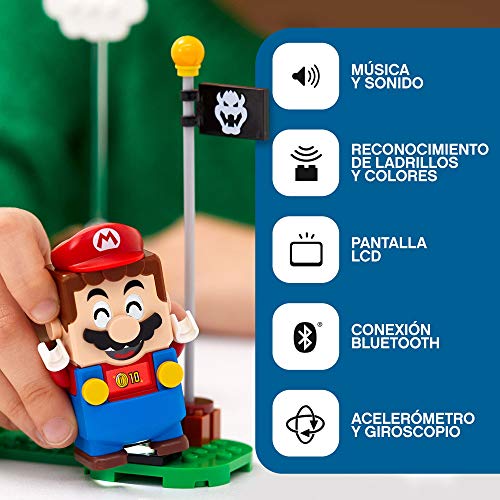 LEGO Super Mario - Pack Inicial: Aventuras con Mario, juguete y regalo creativo para niños y niñas, set LEGO interactivo con figuras de LEGO Mario, Bowsy y un Goomba (71360)