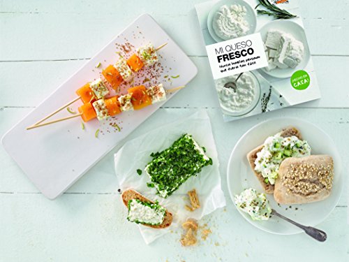 Lékué - Kit para elaborar queso fresco y libro de recetas en español