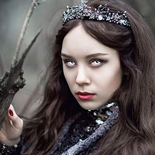 Lentes de contacto de aricona Lentes de color - lentes anuales blancas - lentes de contacto opacas de Halloween Lentes blancas sin fuerza