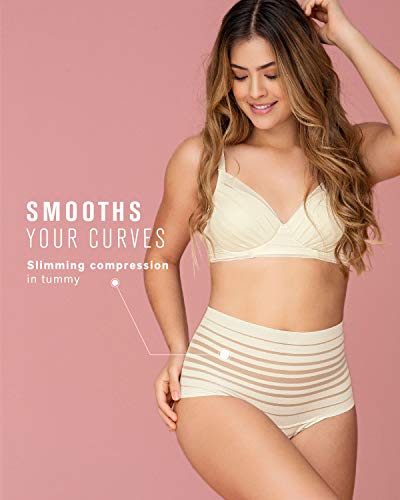 Leonisa Braga Alta de Control Suave con Encaje en Bandas