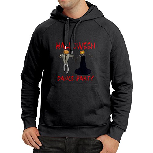 lepni.me Sudadera con Capucha Disfraces Fiesta de Danza de Halloween Eventos Traje Ideas (X-Large Negro Multicolor)