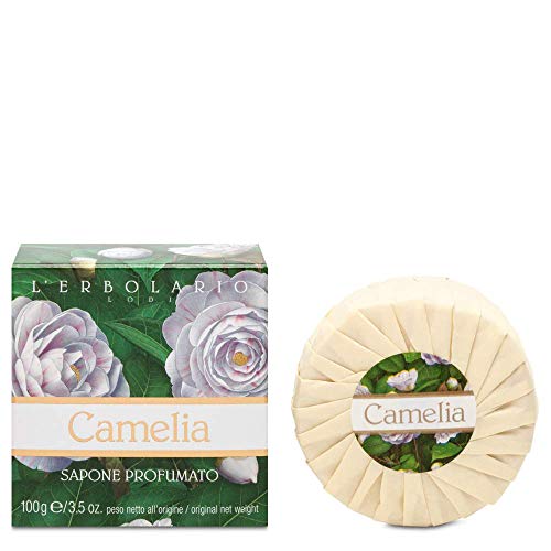 L'Erbolario - Jabón perfumado con olor a camelia, 100 gr
