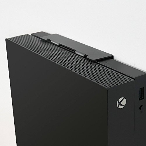 LeSB Xbox One X Montaje en Pared/Soporte de Pared, Soporte Vertical, Soporte para Consola, Montaje en Pared Vertical para Xbox One X Consola