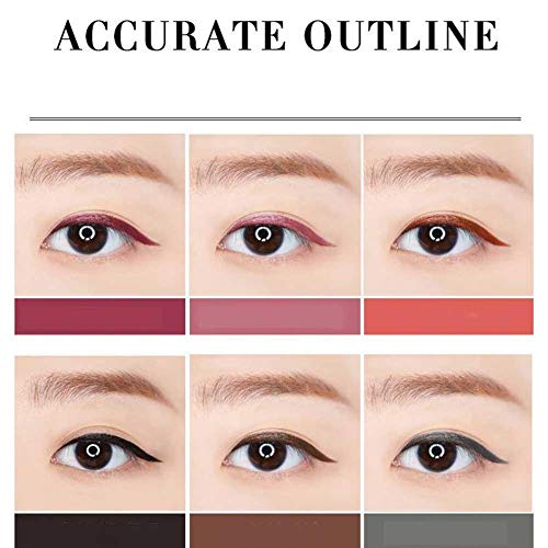 Letway Novo Heartbeat Smooth Eyeliner Delineador de Ojos Lápiz Muy Fino Ultra-Dark Brown Eyeliner Soft Hard Head