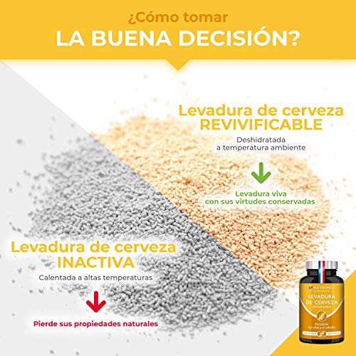 Levadura de Cerveza 400mg Complemento con Zinc y Selenio, 200 Comprimidos para el Cuidado de Piel, Cabello y Uñas, Suministro 2 Meses