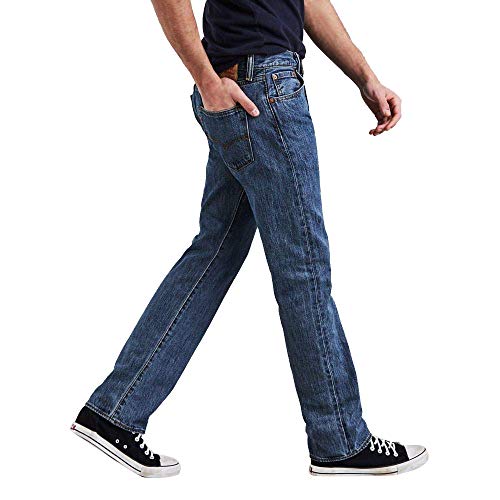Levi's 501 Original Fit Jeans Vaqueros, Medium Stonewash 0193, 33W / 30L para Hombre