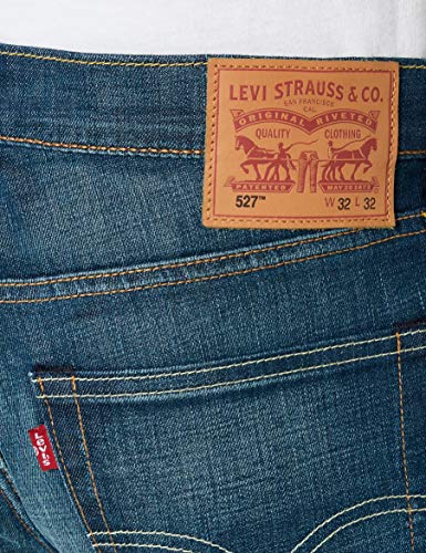 Levi's 527 Slim Boot Cut, Vaqueros Corte de Bota para Hombre, Azul (Explorer 0476), 31W/34L