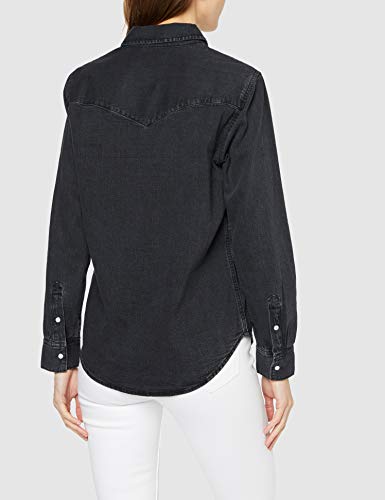 Levi's Essential Western Blusa, Negro (Black Sheen (2) 0004), X-Small para Mujer