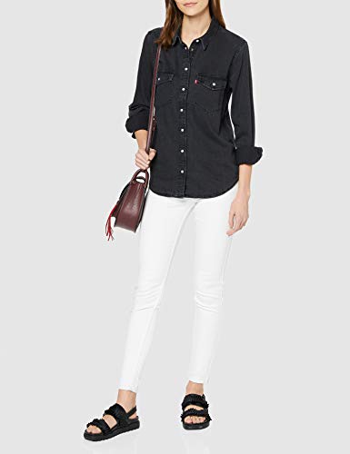 Levi's Essential Western Blusa, Negro (Black Sheen (2) 0004), X-Small para Mujer