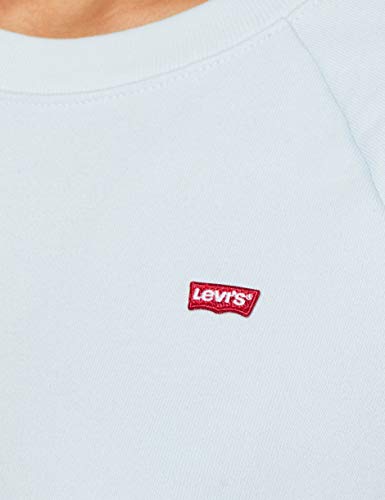Levi's Relaxed Crew New Sudadera, Azul (Baby Blue 0001), Medium para Mujer