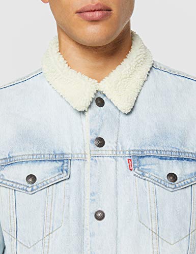 Levi's Type 3 Chaqueta Vaquera, Azul (Miracle Sauce Sherpa Trucker 0103), X-Large para Hombre