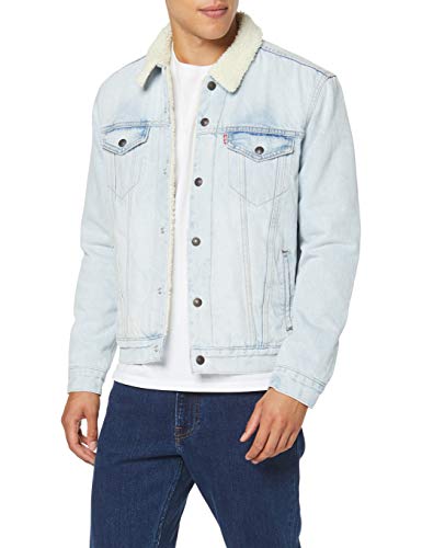 Levi's Type 3 Chaqueta Vaquera, Azul (Miracle Sauce Sherpa Trucker 0103), X-Large para Hombre