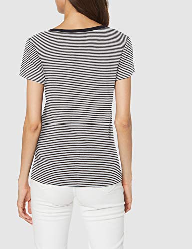 Levi's Vneck Camiseta, Azul (Annalise Stripe Cloud Dancer 0004), Medium para Mujer