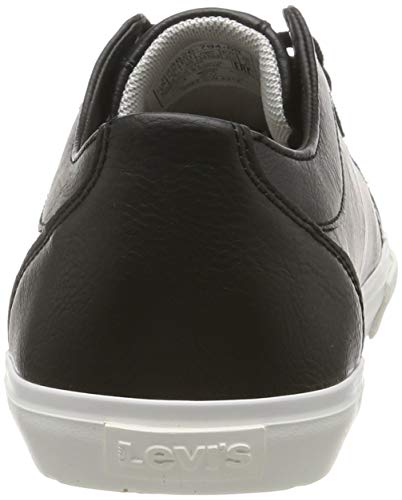 Levi's Woods 794, Zapatillas para Hombre, Negro (Noir Regular Black), 43 EU
