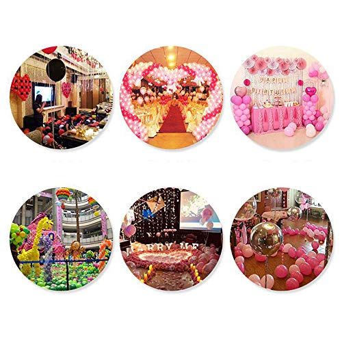 Lezed Globos del Corazón del Amor Blanco Rojo Globos de Latex con Corazón Impreso Globos de Corazón Rojo sobre Blanco para Fiesta de Cumpleaños Fiesta de Boda Decoración 100 Piezas