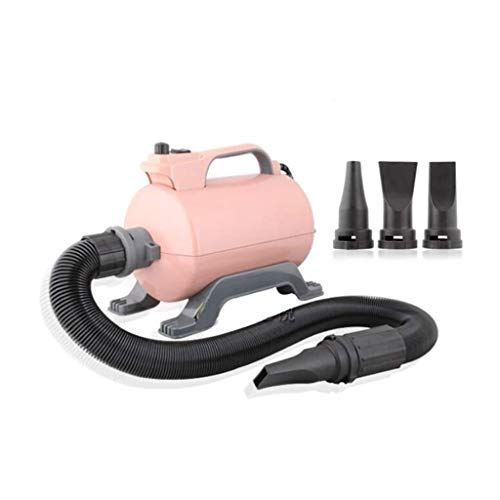 LFLZCP Secadora for Perros, Secadora for Mascotas 2200w Suministros for Mascotas Manguera Profesional Una Secadora for Perros Potente Pero silenciosa Velocidad Variable Temperatura Ajustable