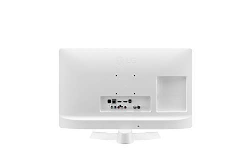 LG 24TL510S-WZ - Monitor Smart TV de 61cm (24") con Pantalla LED HD (1366x768, 16:9, DVB-T2/C/S2, WiFi, Miracast, USB Grabador, 10 W, 2xHDMI 1.4, 1xUSB 2.0, Óptica) Color Blanco