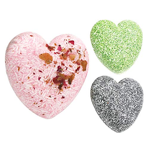 libelyef Champús Solide Bio Cheveux Gras Cheveux Secs Boite Champú Solide Pour Champú Solide Cannelle De Contrôle De L'huile Sans Silicona En Forme De Coeur, One Size