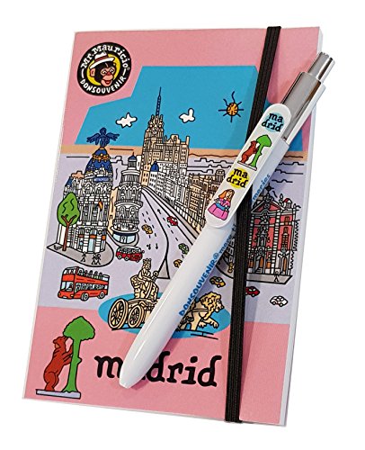 LIBRETA Y BOLIGRAFO MADRID DONSOUVENIR.
