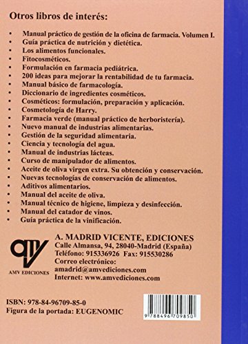 Libros sobre farmacia. Farmacología cosmética nutrición