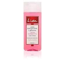 LIDA JABÓN LIQUIDO 100% NATURAL DE GLICERINA Y ROSA MOSQUETA 75 ml
