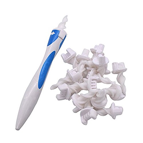 Limpiador de oídos inteligente, flexible para quitar la cera de los oídos, 16 puntas, de seguridad, suave, en espiral, para quitar la cera de los oídos, fácil de limpiar