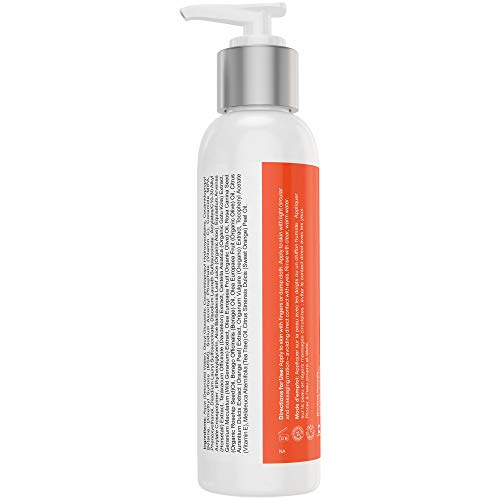 Limpiador de Vitamina C – Antienvejecimiento Lavado de Cara para Acné y Manchas, Reducir Arrugas y Manchas Oscuras con, Áloe, Aceite de oliva y MSM, Aumento del Colágeno (240 ml)