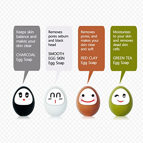 Limpiador Facial Té Verde - Green Tea Egg Soap - Holika Holika