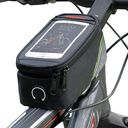Línea Echelon Cesto para Móvil para Bicicleta de 2 ª generación, Bolsa frontal para teléfono celular, a prueba de agua y a prueba de golpes (5% cupón de descuento 489O2EXL)