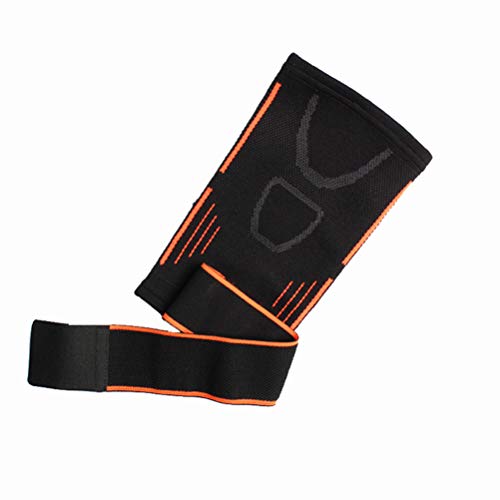 LIOOBO 1 Par Coderas Deportivas Codera de Compresión Antideslizante Ajustable Soporte para Codo para Tendinitis Esguince Artritis Golf Tenista (S)