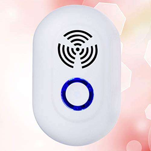 LIOOBO Ultrasonic Pest Repeller,1 PC Ultrasonic Pest Control Reject Devices Electronic Plug In Repellent Defender Home Indoor for Rat Mosquito Mice Spider Ant Roaches Bugs Flea Insect