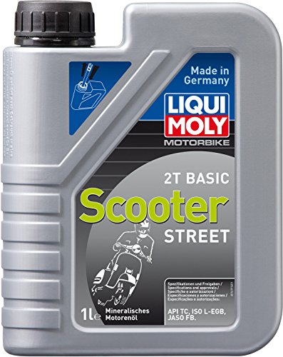 Liqui Moly 1619 - Aceite de motor, 2T, Basic Scooter Calle, Booklet, 1 l