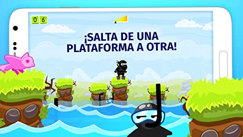 Little Ninja - Epic Platform Jumping: Complete dangerous shinobi mission, make an impossible jump, hop as high as you can, win the superhero runner race and enjoy obstacle course game for kids