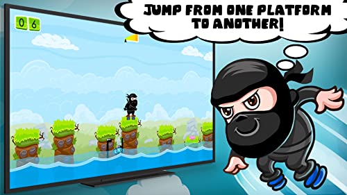 Little Ninja - Epic Platform Jumping: Complete dangerous shinobi mission, make an impossible jump, hop as high as you can, win the superhero runner race and enjoy obstacle course game for kids
