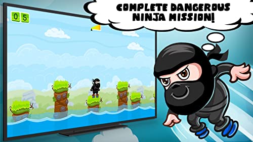 Little Ninja - Epic Platform Jumping: Complete dangerous shinobi mission, make an impossible jump, hop as high as you can, win the superhero runner race and enjoy obstacle course game for kids