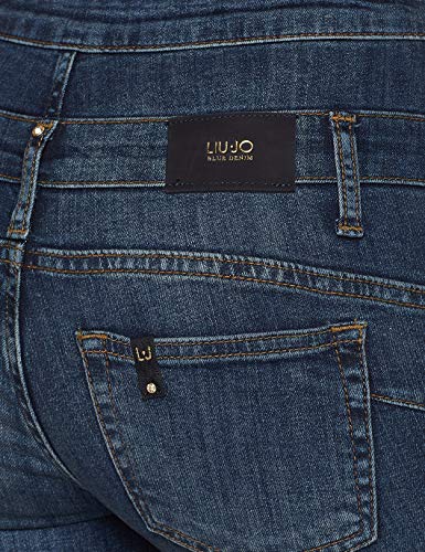 Liu Jo Bottom Up Rampy Vaqueros Skinny, Azul (Dem.Blue Event Wash 77411), 30W x 30L para Mujer
