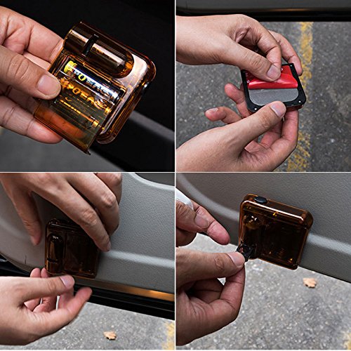 Liu xinling 2 Piezas/Porción Recepción del Coche De Luz Láser Proyector Luces De Decoración De Puerta De Coche Insignia De La Sombra De La Llama Caballo Chino Taiji Car Styling,For Horse b