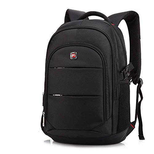 LIZCX Bolsa Mochila Mochila Estudiante de Negocios Ordenador de Viaje Mochila (Color : Black Trumpet1#, Size : 17 Inches)
