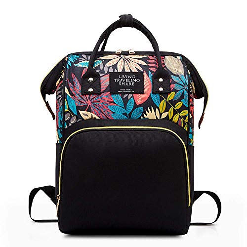 LIZCX Multi-Momia de la función del Bolso Materno Infantil Bolsa Paquete (Size : Black)