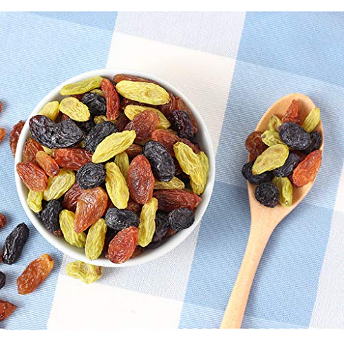 LJQ Heterogéneo con pasas de UVA, Grosella Negra Rojo y Verde pasas Mezclado en Tres Colores (250G, 500G, 1000G),1000g