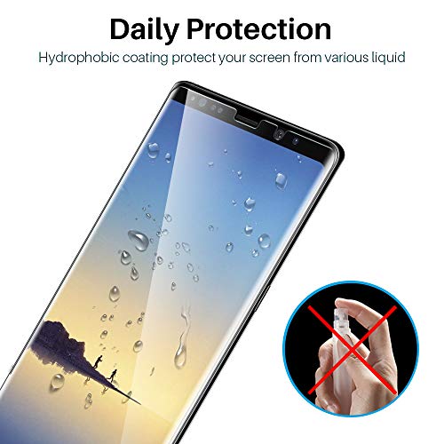 LϟK 3 Pack Protector de Pantalla para Samsung Galaxy Note 8, HD Película Flexible Transparente [Película de TPU] [Sin Burbujas] [Funda Compatible] [Sin Bordes Levantados] [Instalación Fácil]