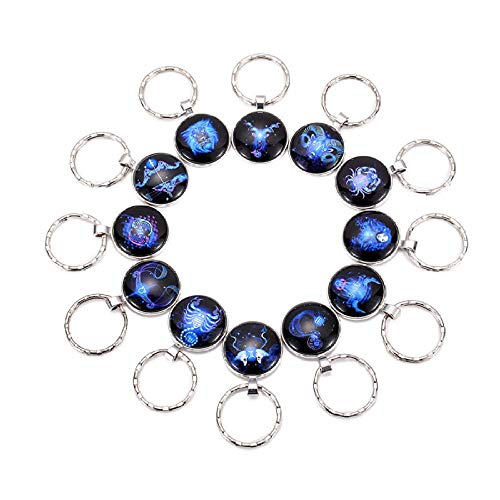 Llavero Colgante 12 Constelación Llavero Aries Tauro Leo Virgo Libra Escorpio Sagitario Colgante Llavero Aries