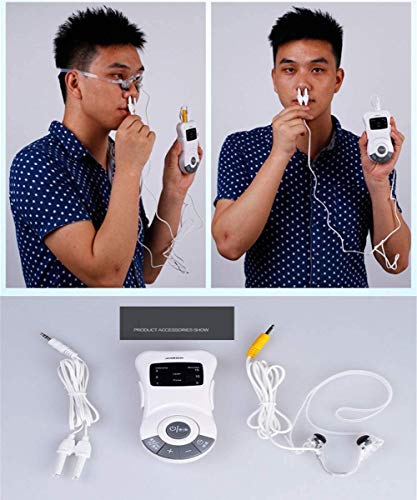 LMEIL Alivio de la alergia Dispositivo de Tratamiento alérgico antirronquidos Fototerapia para obstrucción Nasal, secreción Nasal y picazón Nasal Estornudos Sinusitis Curación fría