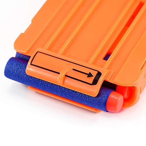 Locisne 100pcs 7.2cm Recarga de Dardos Soft EVA Foam Bullet Munición Pack para Nerf N-Strike Elite Series- Azul(EVA bala 100)