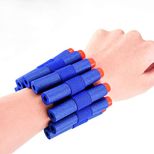 Locisne 100pcs 7.2cm Recarga de Dardos Soft EVA Foam Bullet Munición Pack para Nerf N-Strike Elite Series- Azul(EVA bala 100)