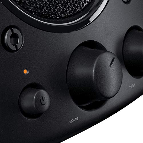 Logitech Z623 THX 2.1 Sistema de Altavoces con Subwoofer, Certificado THX Audio, 400 Vatios de Pico, Graves Potentes, Entradas de 3.5 mm/RCA, Enchufe EU, Multi-Dispositivos PC/PS4/Xbox/TV/Móvil/Tablet