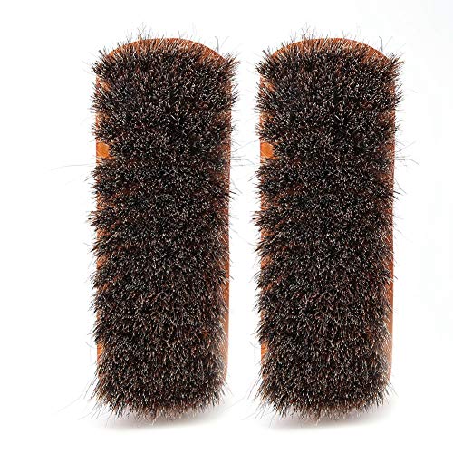 logozoe Herramienta de Pulido de Aceite Herramienta de Limpieza de Zapatos, Cuidado del Cuero de Madera Suave Que Protege el(Mahogany Medium)